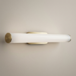 Modern LED Vanity Wall Light for Mirror & Bathroom | Center Mount Tube Light with Warm White Glow - Image 4