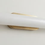 Modern LED Vanity Wall Light for Mirror & Bathroom | Center Mount Tube Light with Warm White Glow - Image 5