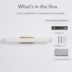 Modern LED Vanity Wall Light for Mirror & Bathroom | Center Mount Tube Light with Warm White Glow - Image 7