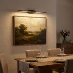 Proudome Black LED Picture Light | Modern Linear Painting & Artwork Wall Light - Image 3