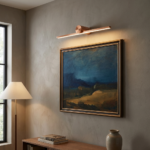 Proudome LED Picture Light Rose Gold | Modern Painting & Artwork Wall Light - Image 3