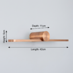 Proudome LED Picture Light Rose Gold | Modern Painting & Artwork Wall Light - Image 6