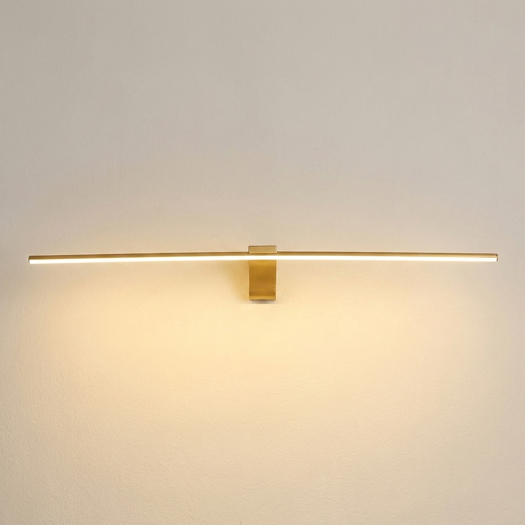 download - 2026-04-10T151521.184 Proudome LED Picture Light Brass Finish | 3 Color Mirror & Painting Wall Light for Home - Image 1