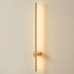 Proudome 3 Color Mode LED Wall Light | Rose Gold Modern Linear Lighting Fixture - Image 5