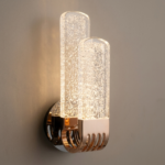 Proudome Modern LED Wall Sconce with Acrylic Diffuser | Luxury 3 Color Mode Wall Light