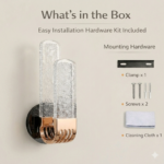 Proudome Modern LED Wall Sconce with Acrylic Diffuser | Luxury 3 Color Mode Wall Light - Image 8