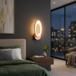 Proudome 3 Color Mode LED Wall Light – Modern Rose Gold Decorative Wall Sconce - Image 3