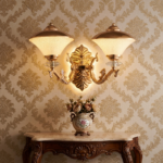 Proudome Acrylic 3 Color Mode LED Wall Light – Luxury Gold Decorative Wall Sconce - Image 3