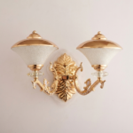 Proudome Acrylic 3 Color Mode LED Wall Light – Luxury Gold Decorative Wall Sconce - Image 2