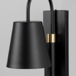 Proudome Black Metal Wall Light – Modern Designer Wall Sconce for Bedroom, Living Room & Hallway (Bulb Not Included) - Image 3