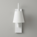Proudome White Metal Wall Light – Modern Designer Wall Sconce for Bedroom, Living Room & Hallway (Bulb Not Included) - Image 2