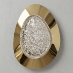 Proudome Designer LED Wall Light with Acrylic Diffuser | Modern Gold Decorative Fixture - Image 2