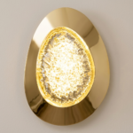 Proudome Designer LED Wall Light with Acrylic Diffuser | Modern Gold Decorative Fixture