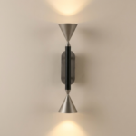 Proudome Metal LED Wall Light | Modern Up Down Designer Wall Sconce for Home Interiors