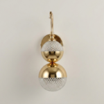 Proudome 3 Color Mode Acrylic LED Wall Light | Luxury Hanging Globe Designer Wall Lamp - Image 2