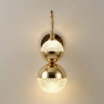 Proudome 3 Color Mode Acrylic LED Wall Light | Luxury Hanging Globe Designer Wall Lamp - Image 5