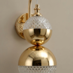 Proudome 3 Color Mode Acrylic LED Wall Light | Luxury Hanging Globe Designer Wall Lamp - Image 6