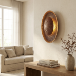 Proudome Oval Metal LED Wall Light – Modern Decorative Indoor Wall Sconce for Living Room, Bedroom, Dining & Foyer - Image 3
