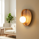 Proudome Solid Wood Wall Light with G9 Bulb Included | Modern Wooden Decorative Wall Lamp - Image 3