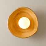 Proudome Solid Wood Wall Light with G9 Bulb Included | Modern Wooden Decorative Wall Lamp