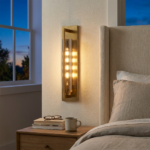 Proudome Smokey Glass Wall Light | Modern Decorative Indoor Lighting Fixture (Bulb Not Included) - Image 3