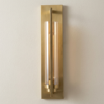 Proudome Amber Glass Wall Light | Modern Decorative Indoor Lighting Fixture (Bulb Not Included) - Image 2