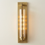 Proudome Amber Glass Wall Light | Modern Decorative Indoor Lighting Fixture (Bulb Not Included) - Image 4