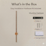 Proudome 3 Color Mode LED Wall Light | Rose Gold Modern Linear Lighting Fixture - Image 8