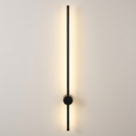 Proudome 3 Color Mode LED Wall Light | Modern Black Linear Decorative Lighting Fixture