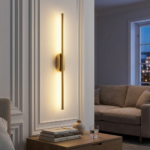 Proudome 3 Color Mode LED Wall Light | Modern Gold Linear Decorative Lighting Fixture - Image 3