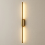 Proudome 3 Color Mode LED Wall Light | Modern Gold Linear Decorative Lighting Fixture - Image 5