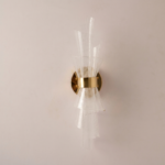 Proudome 3 Color Mode LED Wall Light | Modern Acrylic Decorative Gold Wall Lamp - Image 2