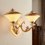 Proudome Acrylic 3 Color Mode LED Wall Light – Luxury Gold Decorative Wall Sconce - Image 5