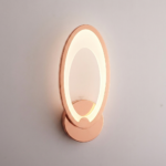 Proudome 3 Color Mode LED Wall Light – Modern Rose Gold Decorative Wall Sconce