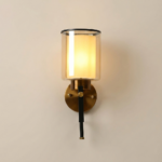 Proudome Amber Glass Wall Light – Modern Designer Wall Sconce for Living Room, Bedroom & Hallway (Bulb Not Included) - Image 4