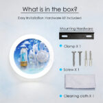 Proudome Princess Wall Light with Fan for Girls Room, LED Cartoon Lamp for Baby Girl Nursery & Play Area Decor - Image 8