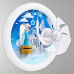 Proudome Princess Wall Light with Fan for Girls Room, LED Cartoon Lamp for Baby Girl Nursery & Play Area Decor - Image 5