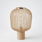 Proudome Open Wire Metal Cage Table Lamp for Bedroom – Decorative Bedside & Accent Lighting - Image 2