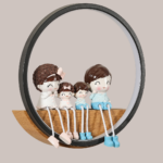 Proudome Family LED Accent Light for Kids Room, Cute Children Wall Decor Lamp for Baby Bedroom & Playroom - Image 5