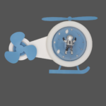 Proudome Astronaut LED Ceiling Light for Kids Room, Space Theme Round Lamp for Nursery & Baby Bedroom Decor - Image 2