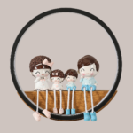 Proudome Family LED Accent Light for Kids Room, Cute Children Wall Decor Lamp for Baby Bedroom & Playroom - Image 2