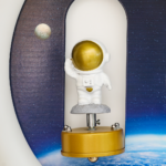 Proudome Astronaut Wall Light with Fan for Kids Room, Space Theme LED Lamp for Nursery & Boys Bedroom Decor - Image 5