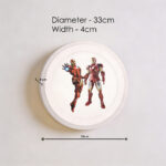 Proudome Iron Man LED Wall & Ceiling Light for Kids Room, Superhero Lamp for Boys Bedroom & Playroom Decor - Image 7