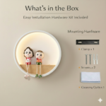 Proudome Family Figures LED Wall Light for Kids Room, Silicone Diffuser Decorative Lamp for Nursery & Baby Bedroom Decor - Image 8