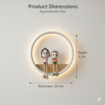 Proudome Family Figures LED Wall Light for Kids Room, Silicone Diffuser Decorative Lamp for Nursery & Baby Bedroom Decor - Image 7