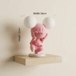 Proudome Mickey Mouse Table Lamp for Kids Bedroom, Cartoon Bedside Night Lamp for Baby Nursery & Study Desk Decor - Image 7