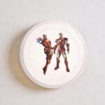 Proudome Iron Man LED Wall & Ceiling Light for Kids Room, Superhero Lamp for Boys Bedroom & Playroom Decor - Image 2