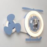Proudome Astronaut LED Ceiling Light for Kids Room, Space Theme Round Lamp for Nursery & Baby Bedroom Decor - Image 5
