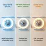 Proudome Astronaut LED Ceiling Light for Kids Room, Space Theme Round Lamp for Nursery & Baby Bedroom Decor - Image 4