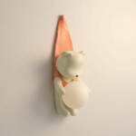 Proudome Teddy Bear Wall Lamp for Kids Room, Cute Nursery Wall Decor Light for Baby Bedroom & Playroom - Image 5